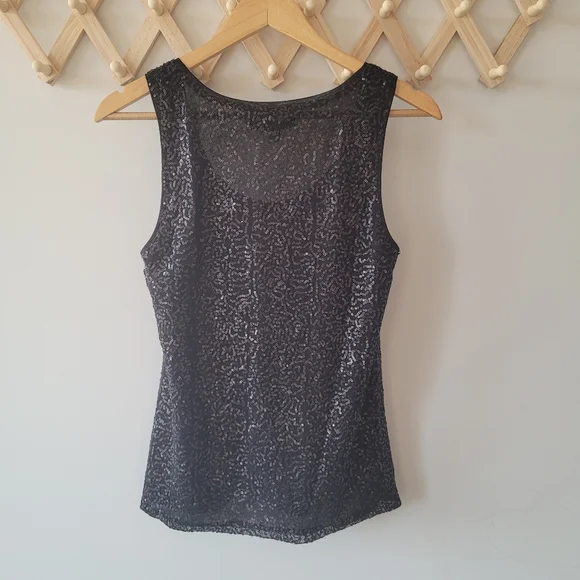 DECJUBA Sequin Top (sS) Black Sparkle - Picture 8 of 11